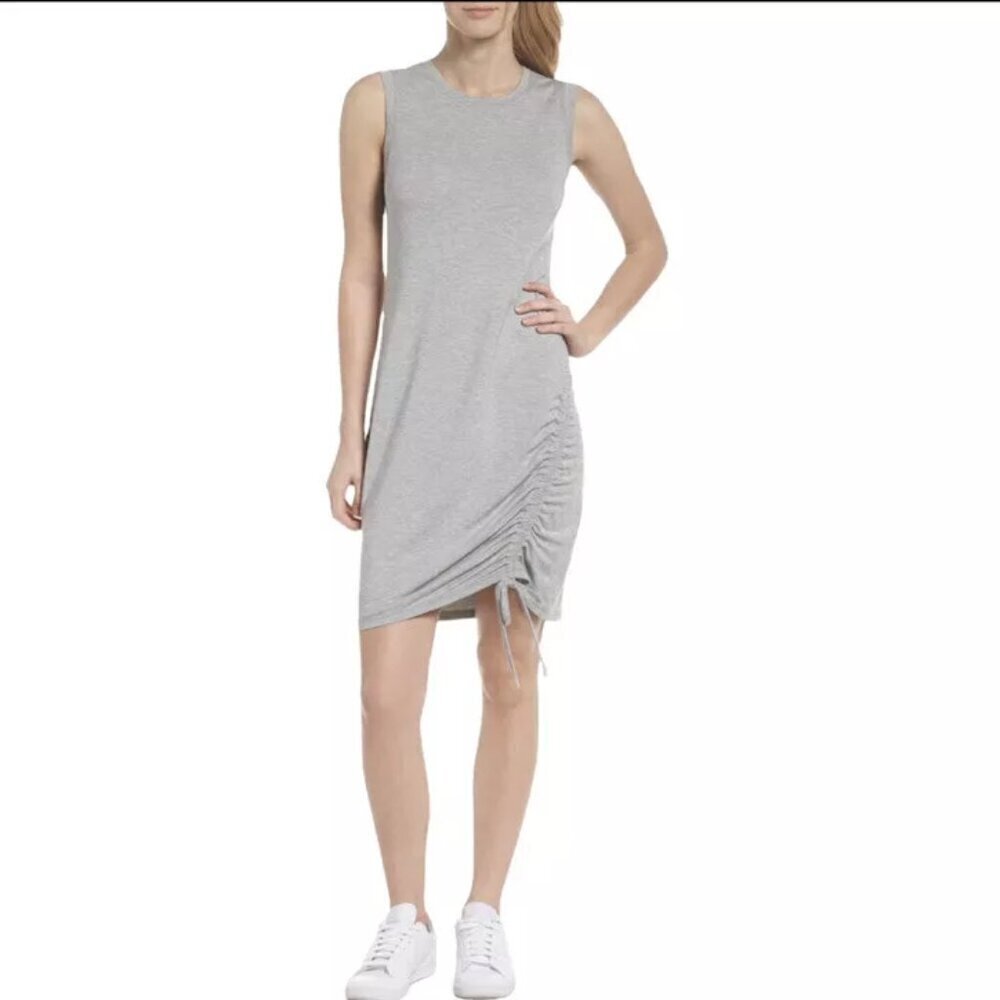 NEW Zella Sleeveless Post Studio Active Dress in Heather Gray- Size XL